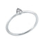 Solitärring 1FW53 aus 18 Karat Weißgold mit tropfenförmigem Diamant 0,11ct