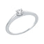 Solitärring 1IE78 aus 18 Karat Weißgold mit Diamant im Brillantschliff 0,25ct