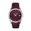 Tissot Couturier Lady Damenuhr silber bordeauxrot