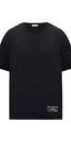 Valentino T-Shirt mit Logo Print in Schwarz Herren