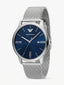 AR11571 Emporio Armani Herrenuhr Quarz Edelstahl Mesh Blau
