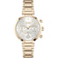 Hugo Boss Damenuhr Chronograph Edelstahl gold