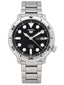 Seiko Herrenuhr 5 Sports Automatik Schwarz Edelstahl SRPC61J1