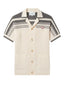 Casablanca Tennis Crochet Baumwoll Shirt Herren Weiß Grau