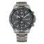 Tommy Hilfiger Bank Multifunktionsuhr Grau Edelstahl 1791719