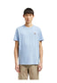 Moncler Logo Patch Cotton T-Shirt Herren Hellblau