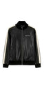 Palm Angels Kunst-Lederjacke Schwarz Herren