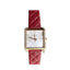 Michael Kors White Red Lady Damenuhr gold rot