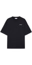 Off White T-Shirt mit Tattoo Arrow-Stickerei Schwarz Herren