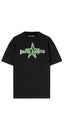 Palm Angels Sternmotiv Logo T-Shirt Schwarz Herren
