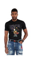 Dsquared2 Ciros Game Time T-Shirt Schwarz Herren
