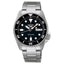 Seiko 5 Sports Armbanduhr Silber Blau SRPK29K1