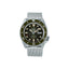 Seiko 5 Sports Armbanduhr Silber Grün SRPD75K1