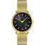 Versace V Circle Medusa Damenarmbanduhr gold schwarz