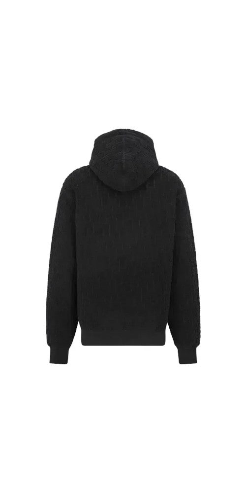 Dior Oblique Kapuzenpullover Schwarz Herren