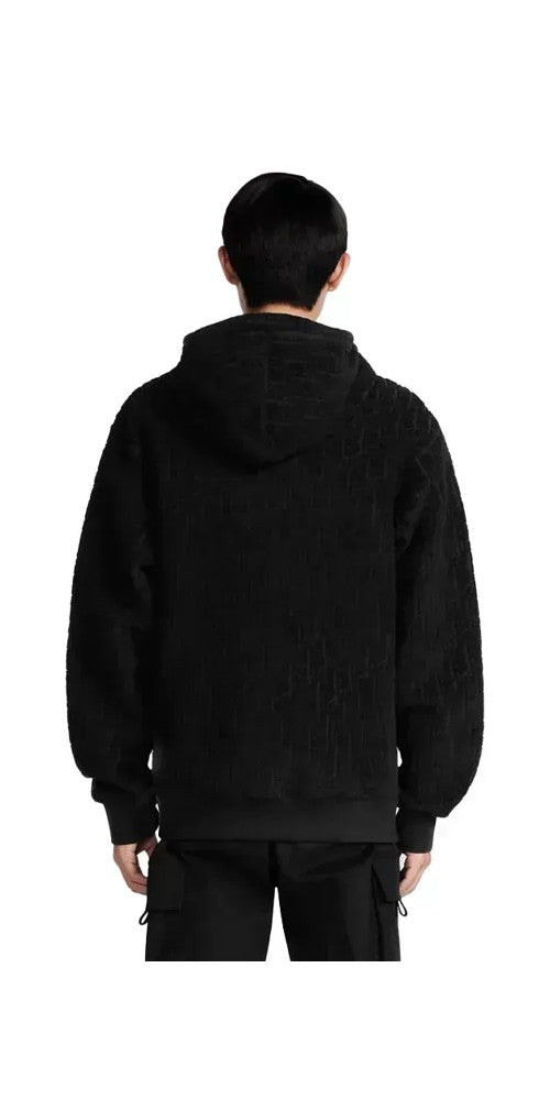 Dior Oblique Kapuzenpullover Schwarz Herren