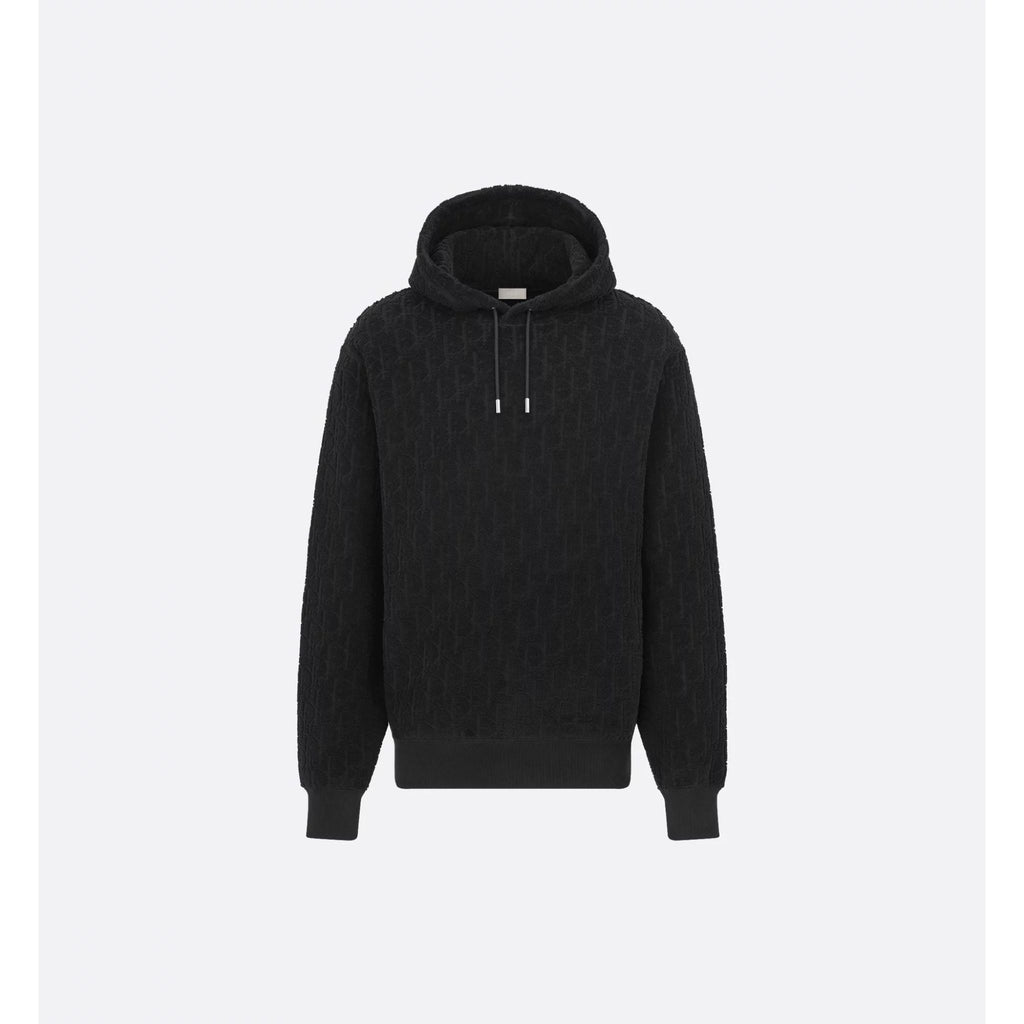 Dior Oblique Kapuzenpullover Schwarz Herren