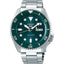 Seiko 5 Sports  Armbanduhr Silber Grün SRPD61K1