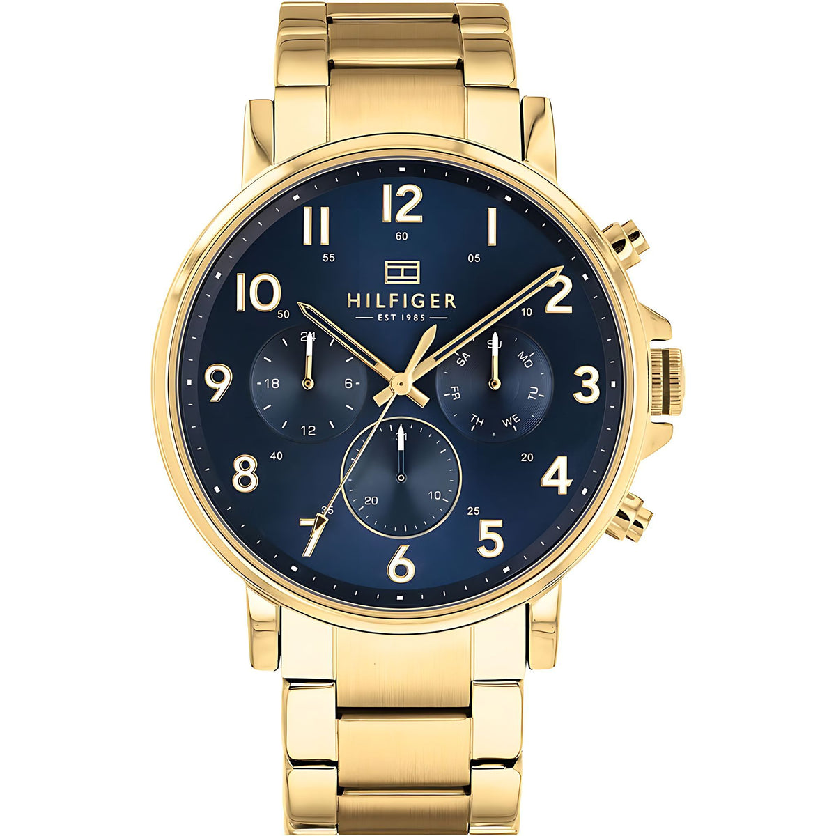 Tommy Hilfiger Daniel Armbanduhr gold blau Hauptbild