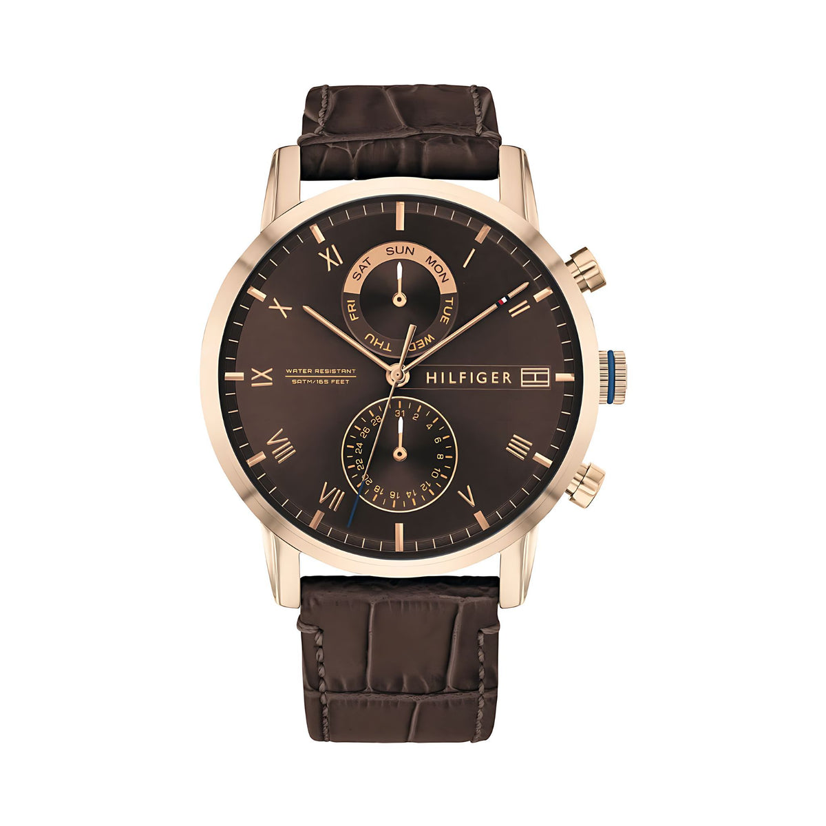 Tommy Hilfiger Kane Armbanduhr roségold braun