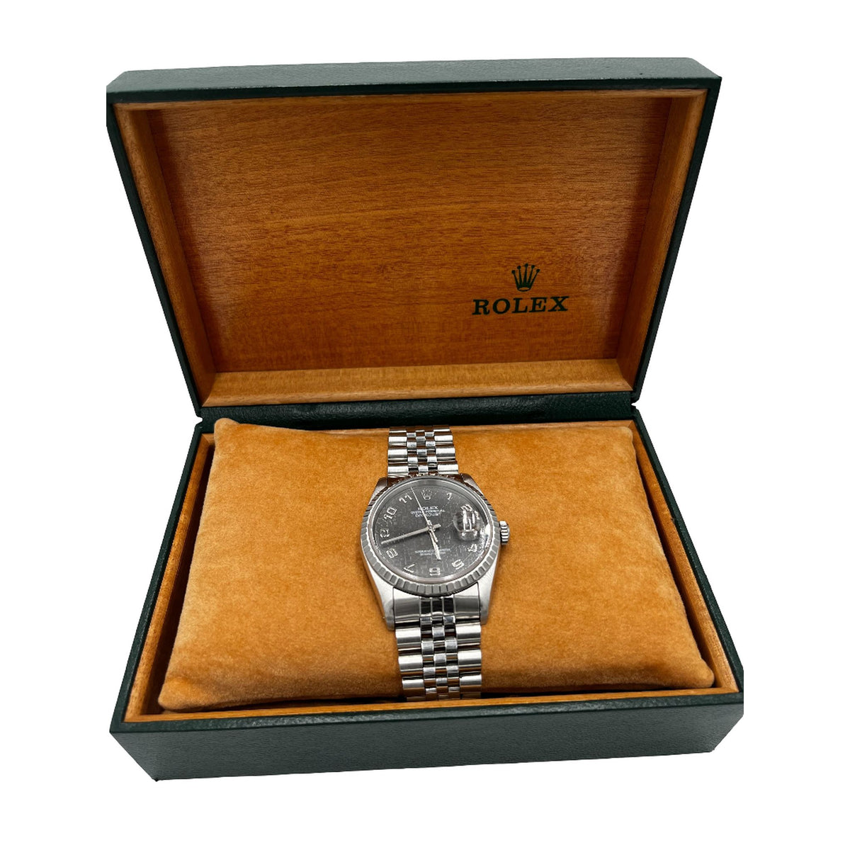 Rolex Oyster Perpetual Datejust Automatische Uhr Edelstahl 30 Ref. 68274