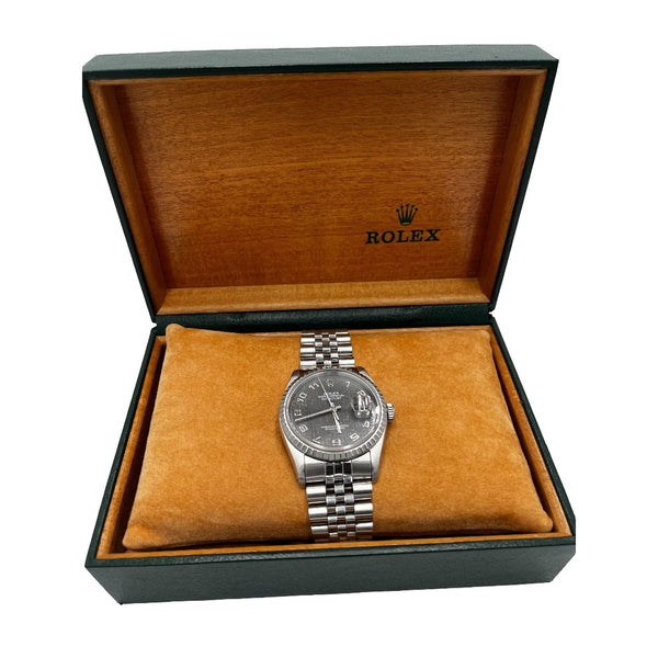 Rolex Oyster Perpetual Datejust Automatische Uhr Edelstahl 30 Ref. 68274