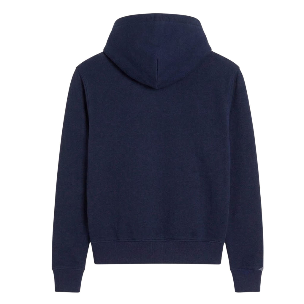 Ami Paris Ami de Coeur Zip Hoodie Dunkelblau Herren