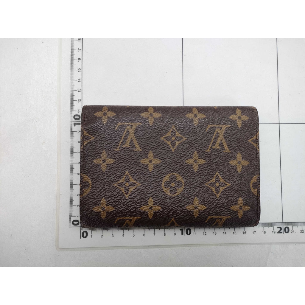 Louis Vuitton Mat Porte Tresor International Wallet Monogram Vernis Braun
