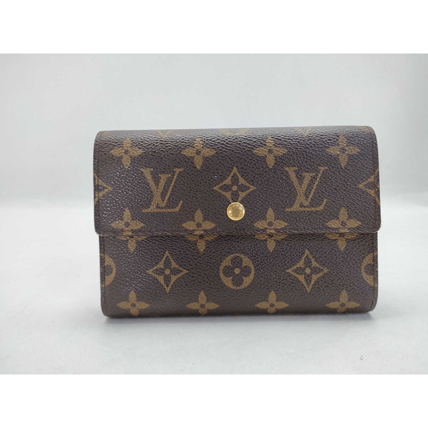 Louis Vuitton Mat Porte Tresor International Wallet Monogram Vernis Braun