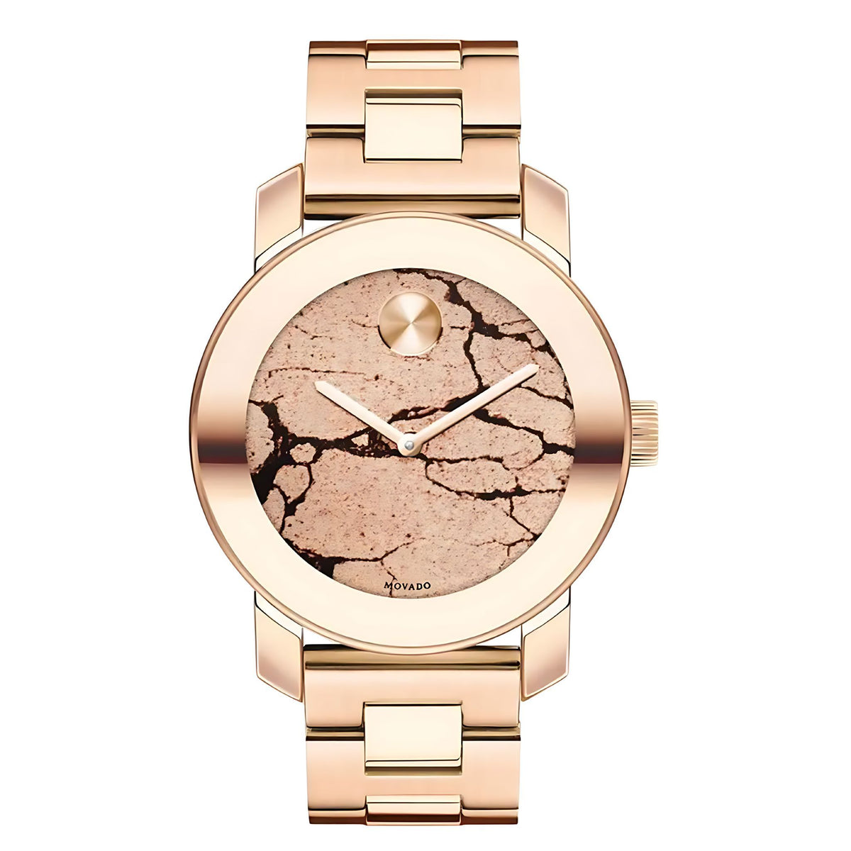 Movado Bold Damenuhr roségold Edelstahl