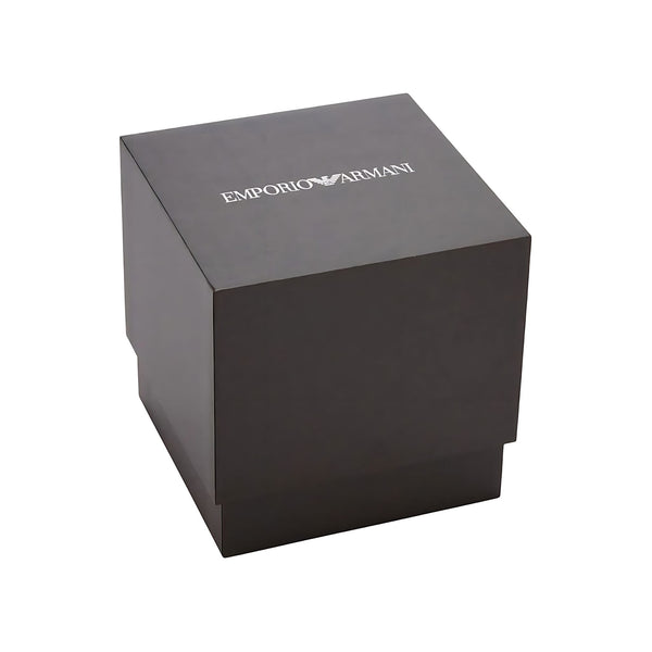 Emporio Armani World Explorer Chronograph Bicolor Edelstahl Blau AR11362
