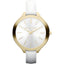 Michael Kors Slim Runway Lady Damenuhr gold weiß