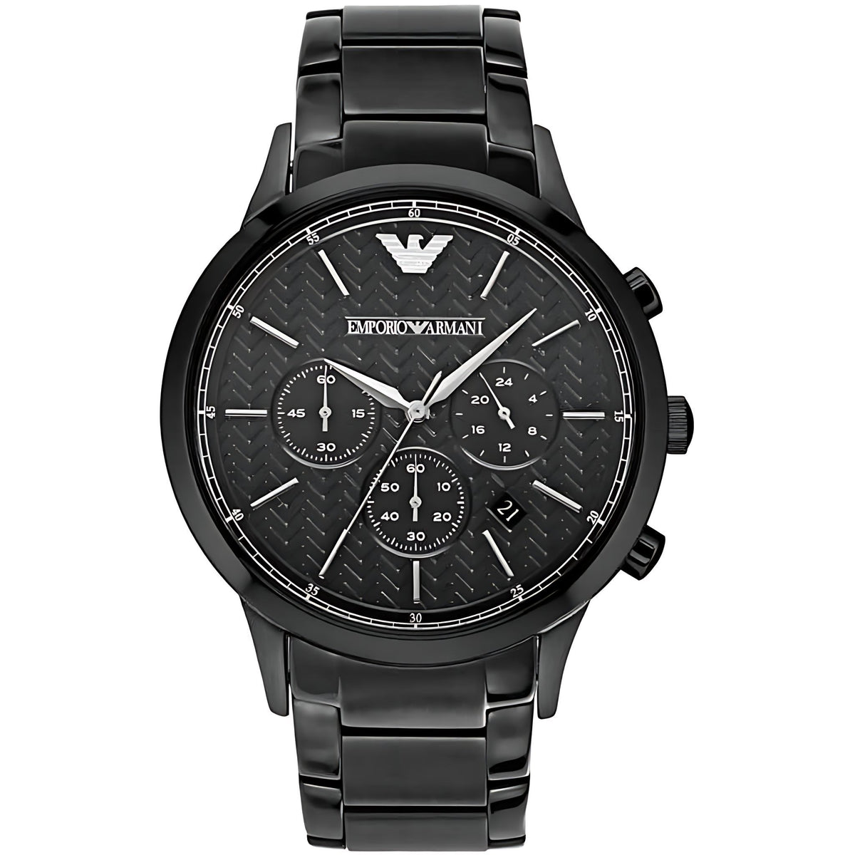Emporio Armani Renato Herrenuhr Chronograph schwarz AR2485 Hauptbild