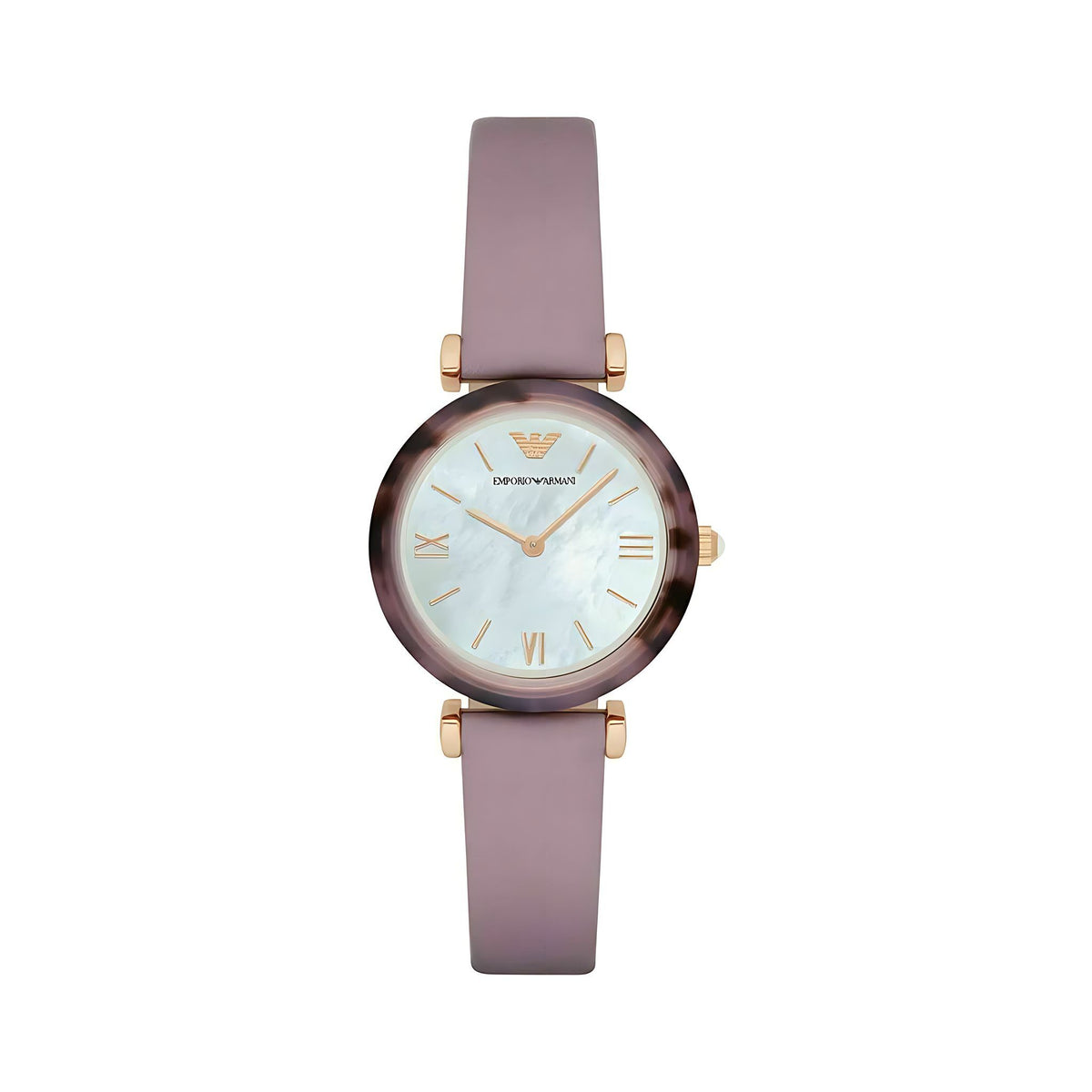 Emporio Armani Classic Damenuhr gold violett