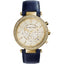 Michael Kors Parker Lady Damenuhr gold blau