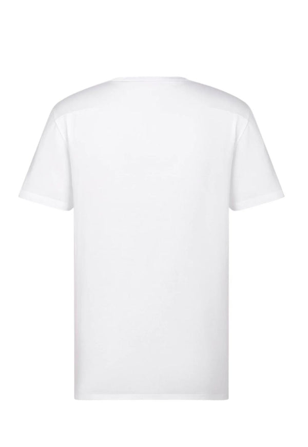 Dior Bienen Stickerei T-Shirt Herren weiß