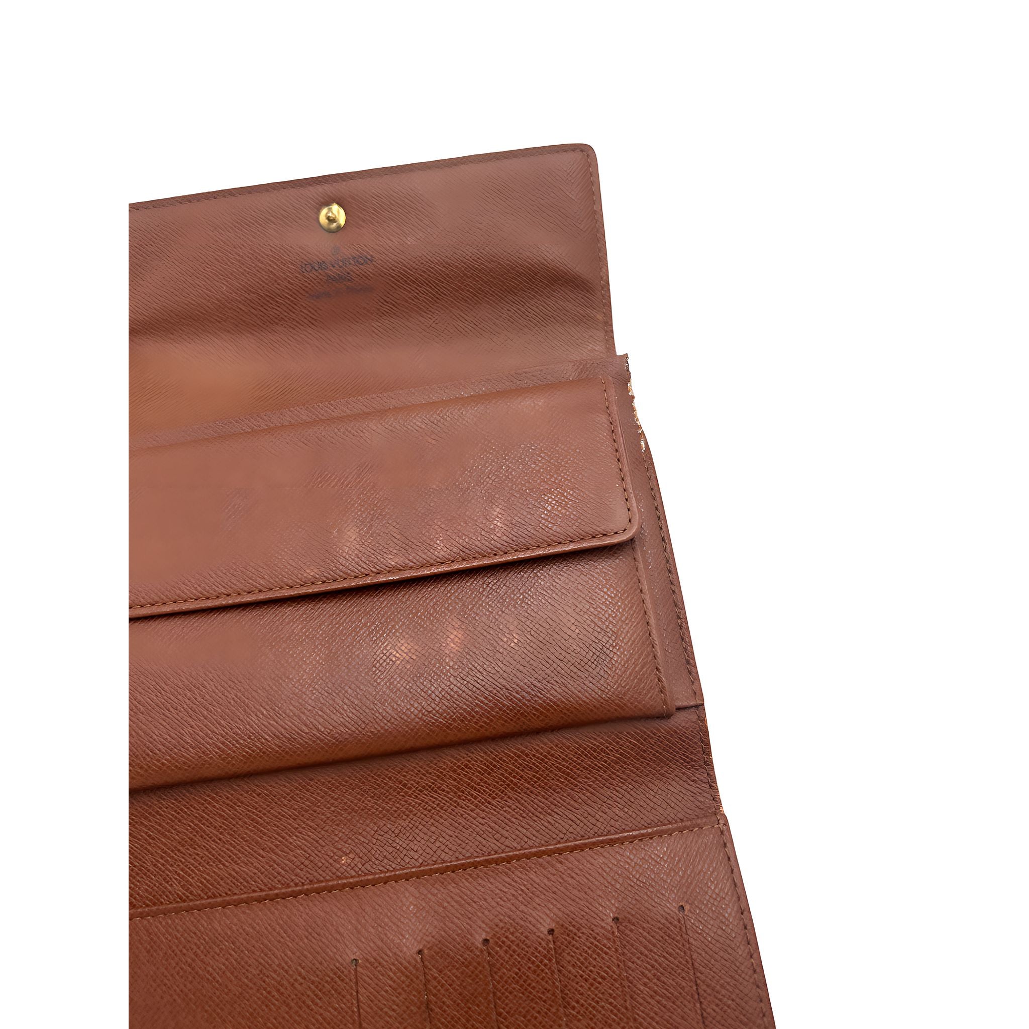 Louis Vuitton Mat Porte Tresor International Wallet Monogram Vernis Braun Zweitbild