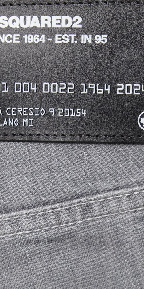 Dsquared2 Jeans Grau aus Baumwolldenim