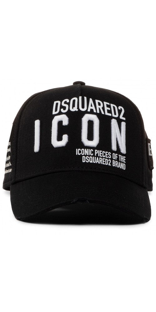 Dsquared2 Embroidered Baseball Cap Schwarz Unisex Hauptbild