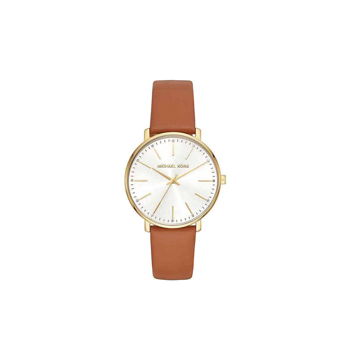 Michael Kors Pyper Lady Damenuhr gold braun Hauptbild