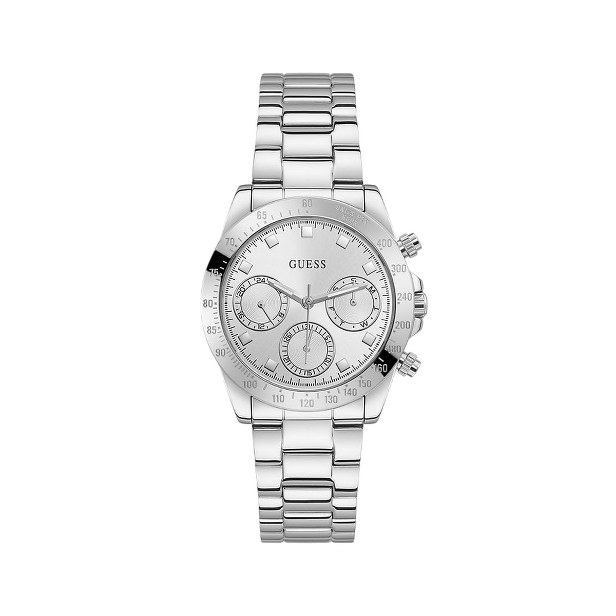 Guess Eclipse Damen Multifunktionsuhr Silber Edelstahl GW0314L1 Hauptbild