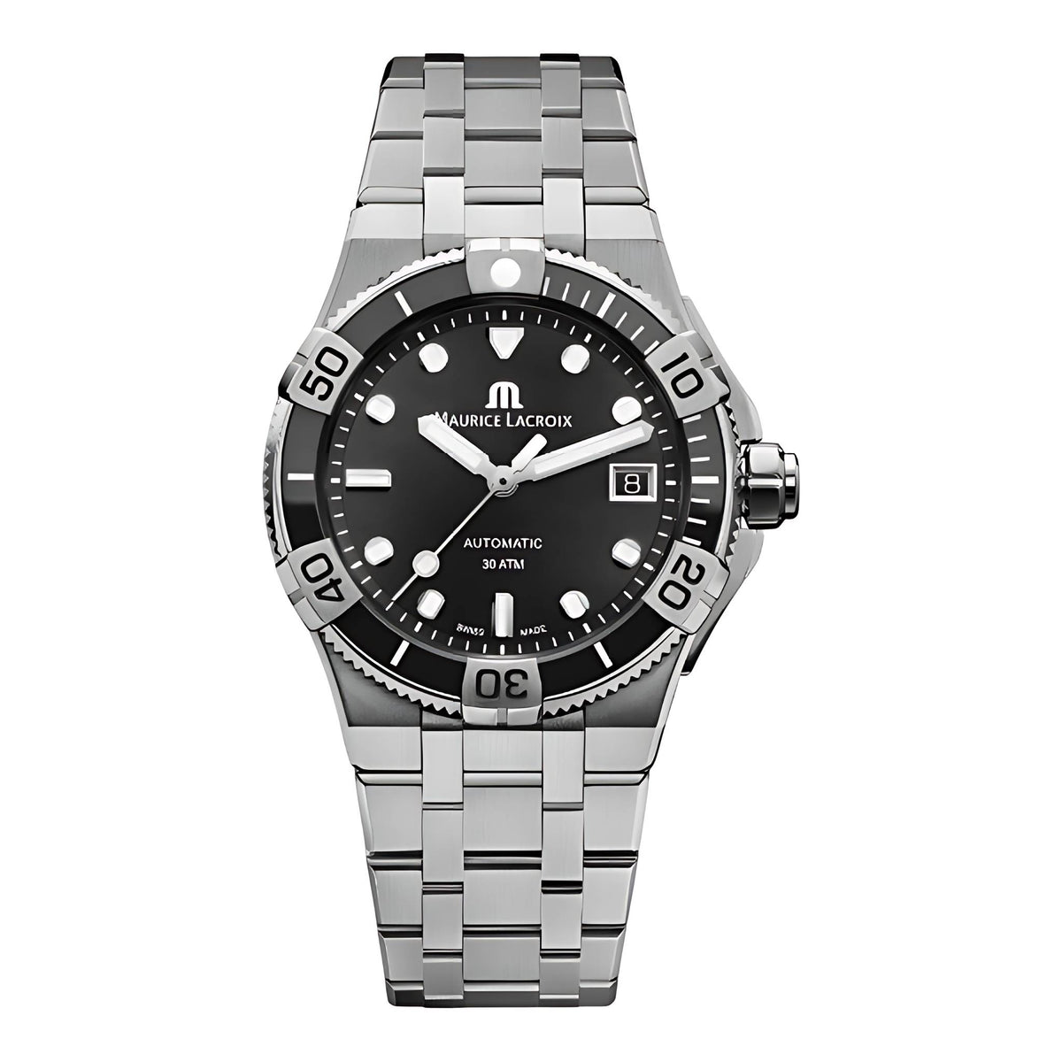 Maurice Lacroix AIKON Venturer Automatic 38 mm Unisex Schwarz AI6057-SSL22-330-1