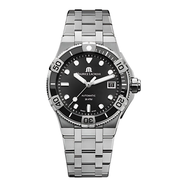 Maurice Lacroix AIKON Venturer Automatic 38 mm Unisex Schwarz AI6057-SSL22-330-1