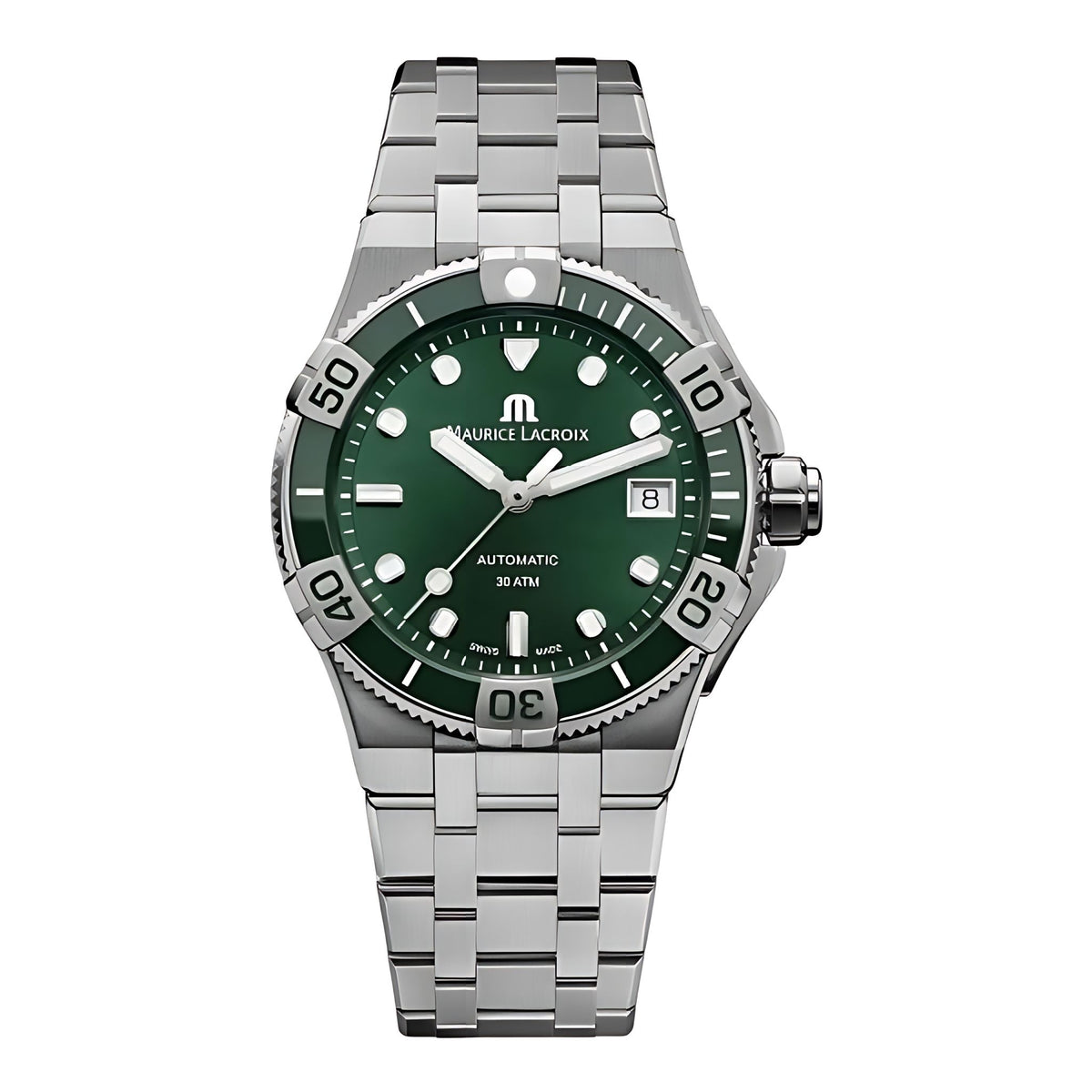Maurice Lacroix AIKON Automatic Venturer 38 mm Grün Edelstahl AI6057-SSL52-630-1 Hauptbild
