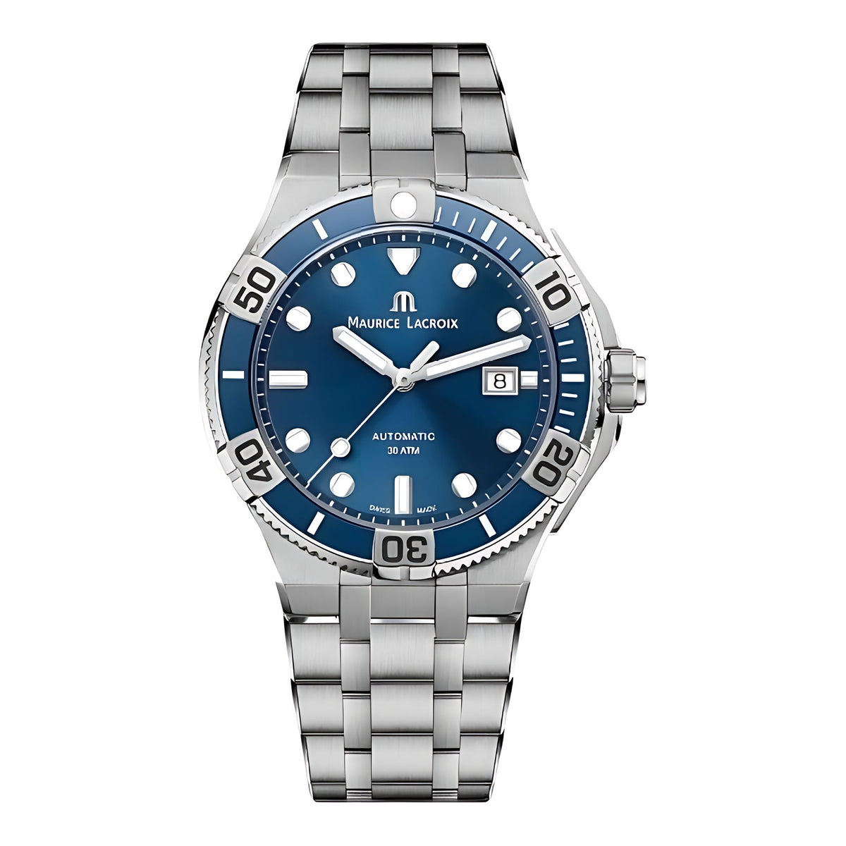 Maurice Lacroix AIKON Venturer Automatic 43 mm Herrenuhr Blau AI6058-SS002-430-2 Hauptbild