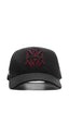 AMIRI | STARS MA CANVAS HAT – BLACK/RED