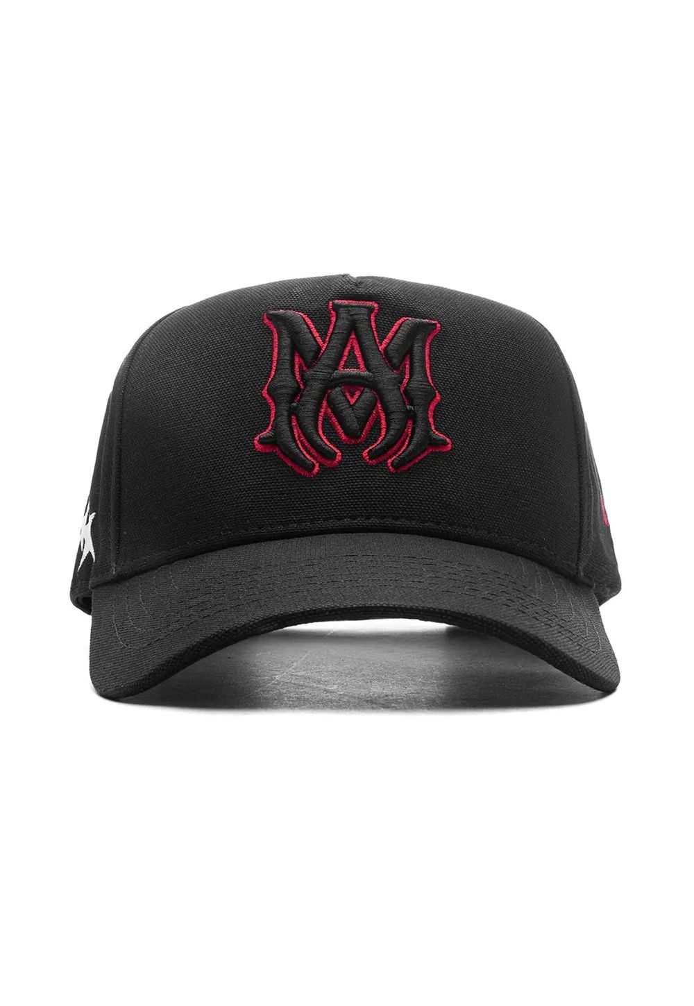 AMIRI | STARS MA CANVAS HAT – BLACK/RED