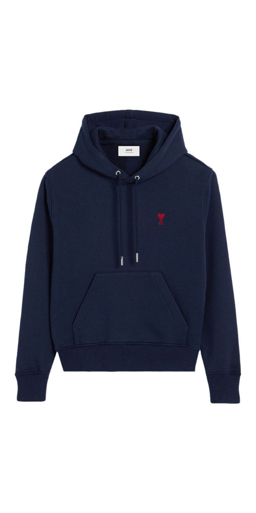 Ami Sweatshirt Herren dunkelblau mit Kapuze