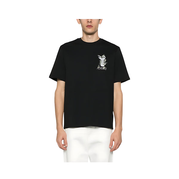 Amiri Garden-Print T-Shirt Herren schwarz