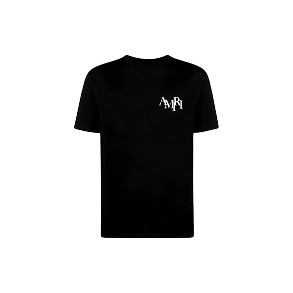 Amiri Logo Print T-Shirt Schwarz Herren